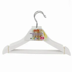SET 3PZ GRUCCE STAMPELLE APPENDIABITI VESTITI PANTALONI PER BAMBINI BIANCO 79313