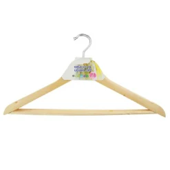 SET 3PZ GRUCCE STAMPELLE APPENDIABITO IN LEGNO VESTITI PANTALONI GIACCHE 36CM 10449