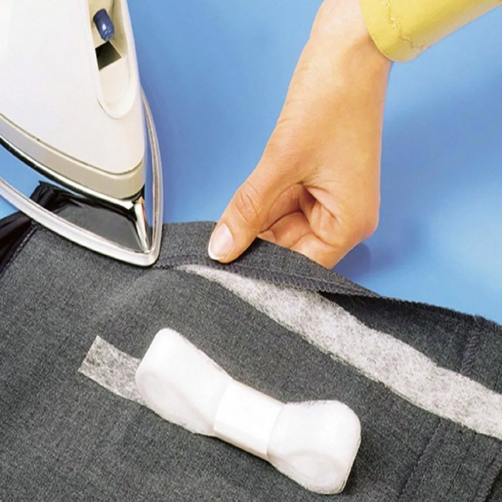 SET 3PZ NASTRO TERMOADESIVO NASTRI DI TESSUTO STOFFA 2CM LUNGHEZZA 8MT ADESIONE CON FERRO STIRO