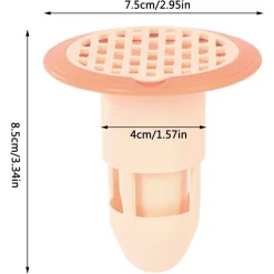 SET 5PZ NUCLEO SCARICO A PAVIMENTO ANTIODORE SILICONE PER BAGNO CUCINA LAVATRICE