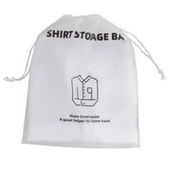 SET 3PZ ORGANIZER VIAGGIO CASA SACCO BORSA CAMICIE MAGLIE 28X34CM CON COULISSE 87705