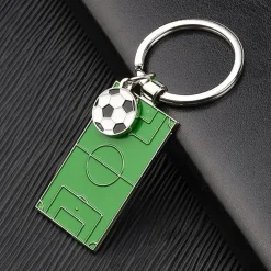 SET 12PZ PORTACHIAVI CON CAMPO PALLONE DA CALCIO CALCIATORE BUNDESLIGA REGALO BOMBONIERE