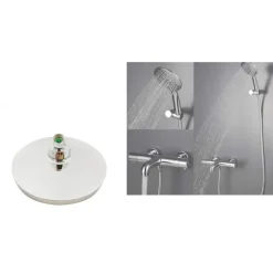 SET 4PZ RIDUTTORE DI FLUSSO REGOLA ACQUA PER DOCCETTA SOFFIONE TUBO DOCCIA 87992