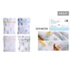 SET 2PZ SACCHETTO LAVAGGIO RETE CON CERNIERA BIANCHERIA 30X40CM A FANTASIA 58127
