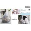 SET 2PZ SACCHETTO PER LAVANDERIA BUCATO BORSA A RETE BIANCHERIA 40 X 50 CM 58139