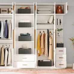 SET 3PZ SCATOLA PORTA OGGETTI TESSUTO INTRECCIATO CONTENITORI GRIGIO SCURO 79056