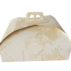 SET 3PZ SCATOLA PORTA TORTA CARTONE DOLCE 33x33CM CARTA COMPLEANNI FESTA PARTY