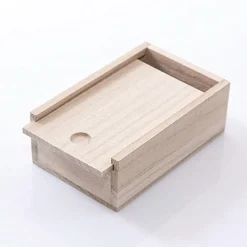 SET 2PZ SCATOLE BAULE LEGNO PORTAGIOIE RETTANGOLARE 17X7.5X5CM COFANETTO MINUTERIE