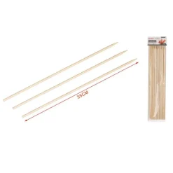 SET 36PZ SPIEDINI DI LEGNO BAMBÙ DA 5.0X35CM PER FRUTTA ANTIPASTI CARNE 5404246