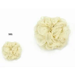 SET 2PZ SPUGNA RETE SPUGNETTA DOCCIA BAGNO ESFOLIAZIONE PELLE CORPO GIALLA 79579