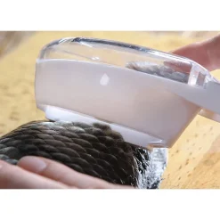 SET 3PZ SQUAMATORE PESCI RASCHIETTO PLASTICA SQUAME PESCE CASA CUCINA RISTORANTE