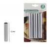SET 3PZ STAMPI STAMPO CILINDRICO PER CANNOLI 12.5CM PASTICCERIA DOLCE CASA 74147