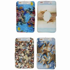 SET 3PZ TAPPETO TAPPETINI TESSUTO ARREDO BAGNO ANTISCIVOLO FANTASIA MARINA 79444