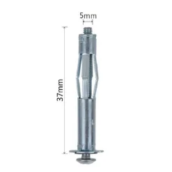 SET 3PZ TASSELLI METALLICI ESPANDIBILI VITI A ESPANSIONE STILE I 5 X 37 MM 92851