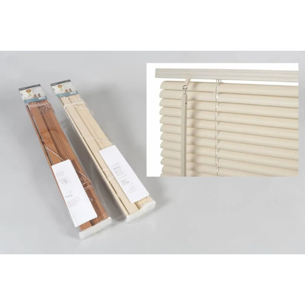 SET 2PZ TENDA VENEZIANA 60X140CM IN PVC CON ASTA CASA PARASOLE IN 2 COLORI 011683