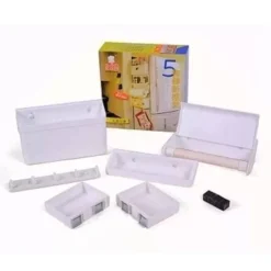 SET SCAFFALI A COMBINAZIONE MAGNETICA 5IN1 MAGNETE FRIGORIFERO MULTIFUNZIONALE