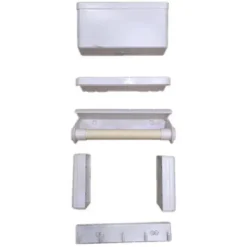 SET SCAFFALI A COMBINAZIONE MAGNETICA 5IN1 MAGNETE FRIGORIFERO MULTIFUNZIONALE