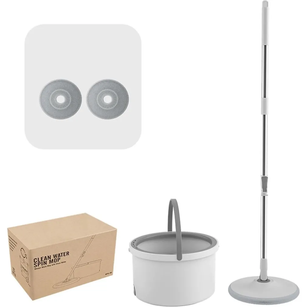 SET SCOPA SECCHIO IGIENICO MANI LIBERE SISTEMA PULIZIA PAVIMENTI CAPACITÀ 2,5 LT