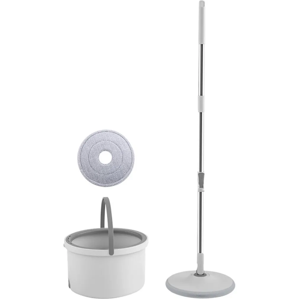 SET SCOPA SECCHIO IGIENICO MANI LIBERE SISTEMA PULIZIA PAVIMENTI CAPACITÀ 2,5 LT