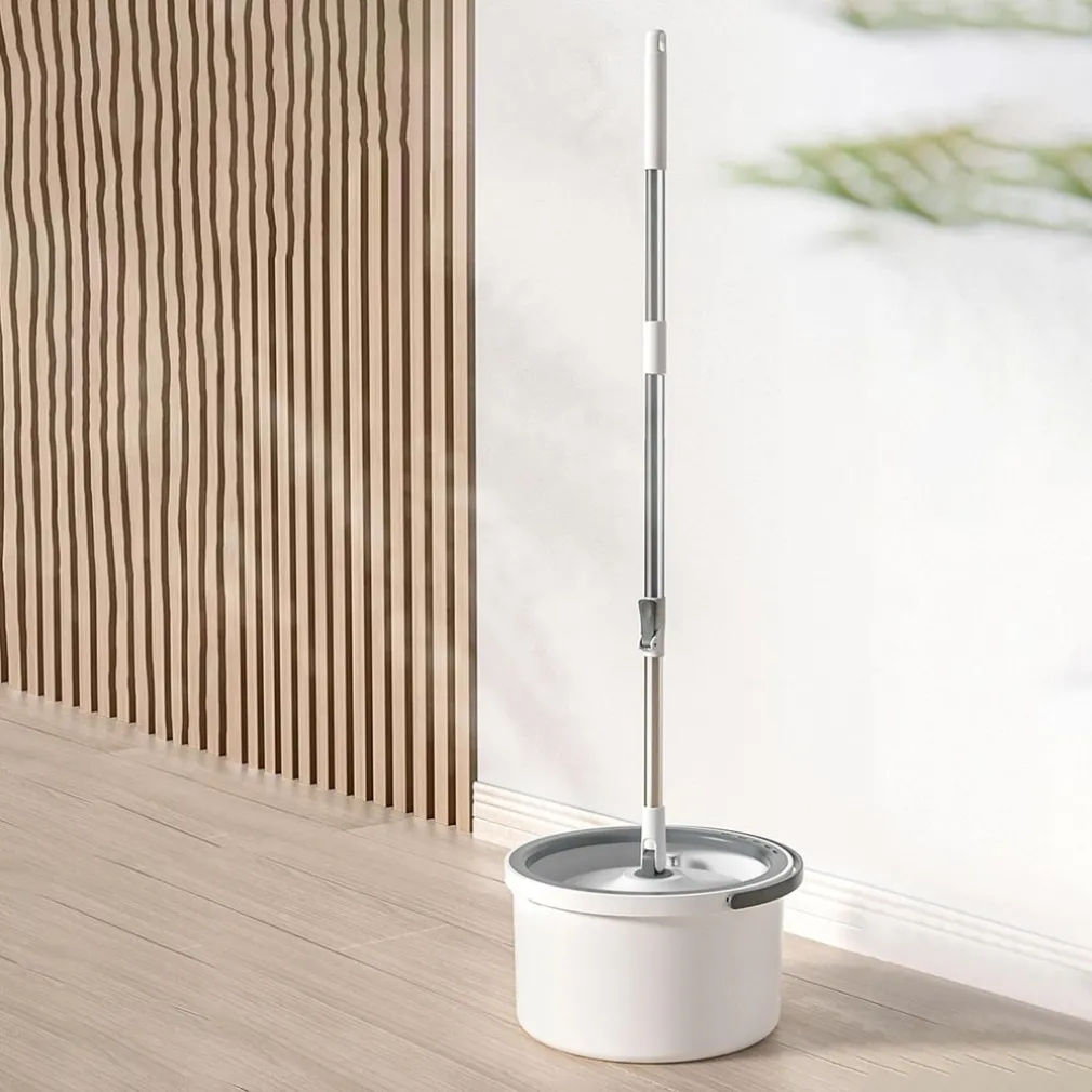 SET SCOPA SECCHIO IGIENICO MANI LIBERE SISTEMA PULIZIA PAVIMENTI CAPACITÀ 2,5 LT