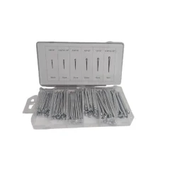 SET UNIVERSALE ASSORTIMENTO COPPIGLIE 144 PEZZI PERNI FERMI DI SICUREZZA
