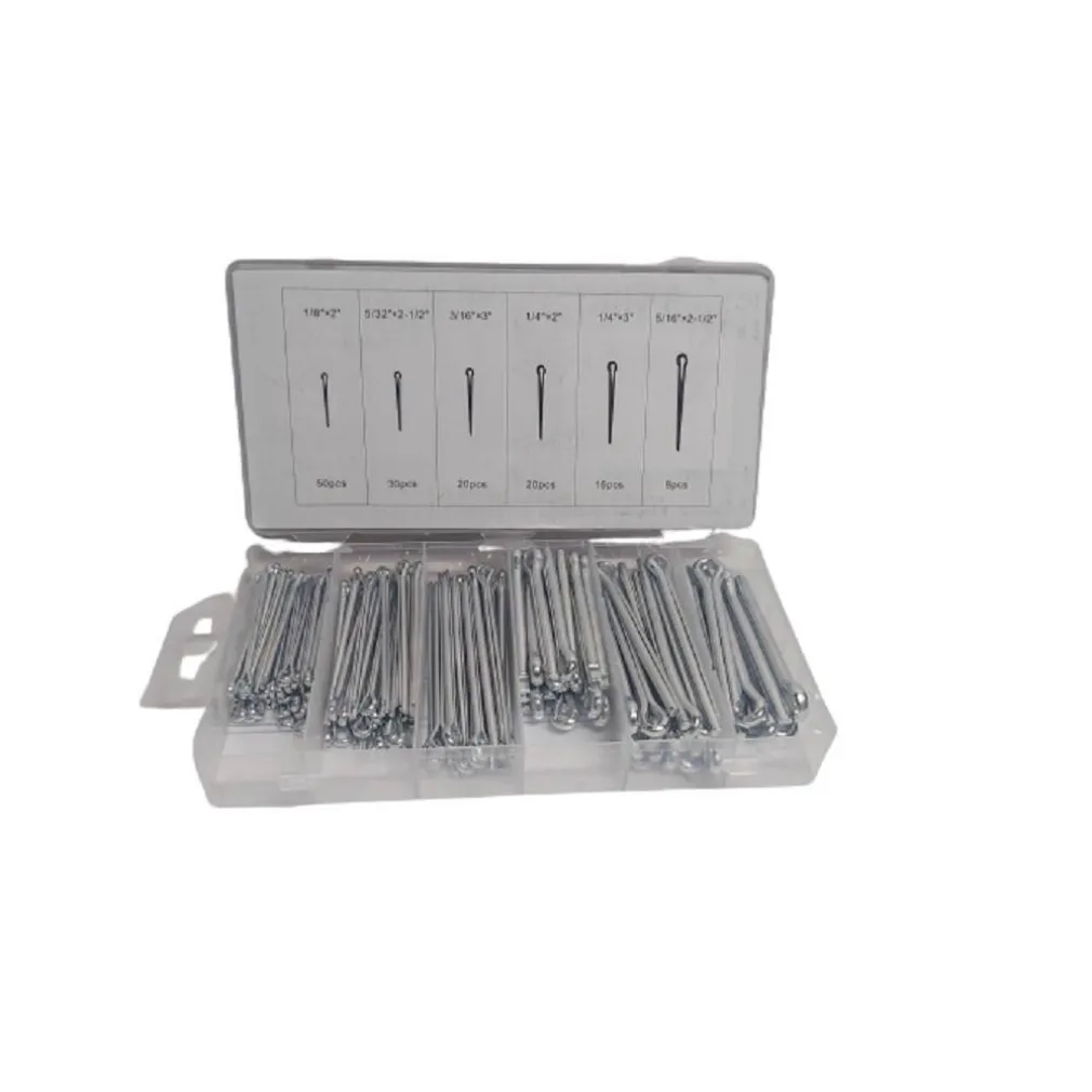 SET UNIVERSALE ASSORTIMENTO COPPIGLIE 144 PEZZI PERNI FERMI DI SICUREZZA