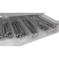 SET UNIVERSALE ASSORTIMENTO COPPIGLIE 144 PEZZI PERNI FERMI DI SICUREZZA