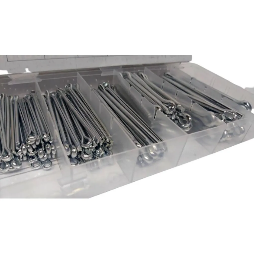 SET UNIVERSALE ASSORTIMENTO COPPIGLIE 144 PEZZI PERNI FERMI DI SICUREZZA