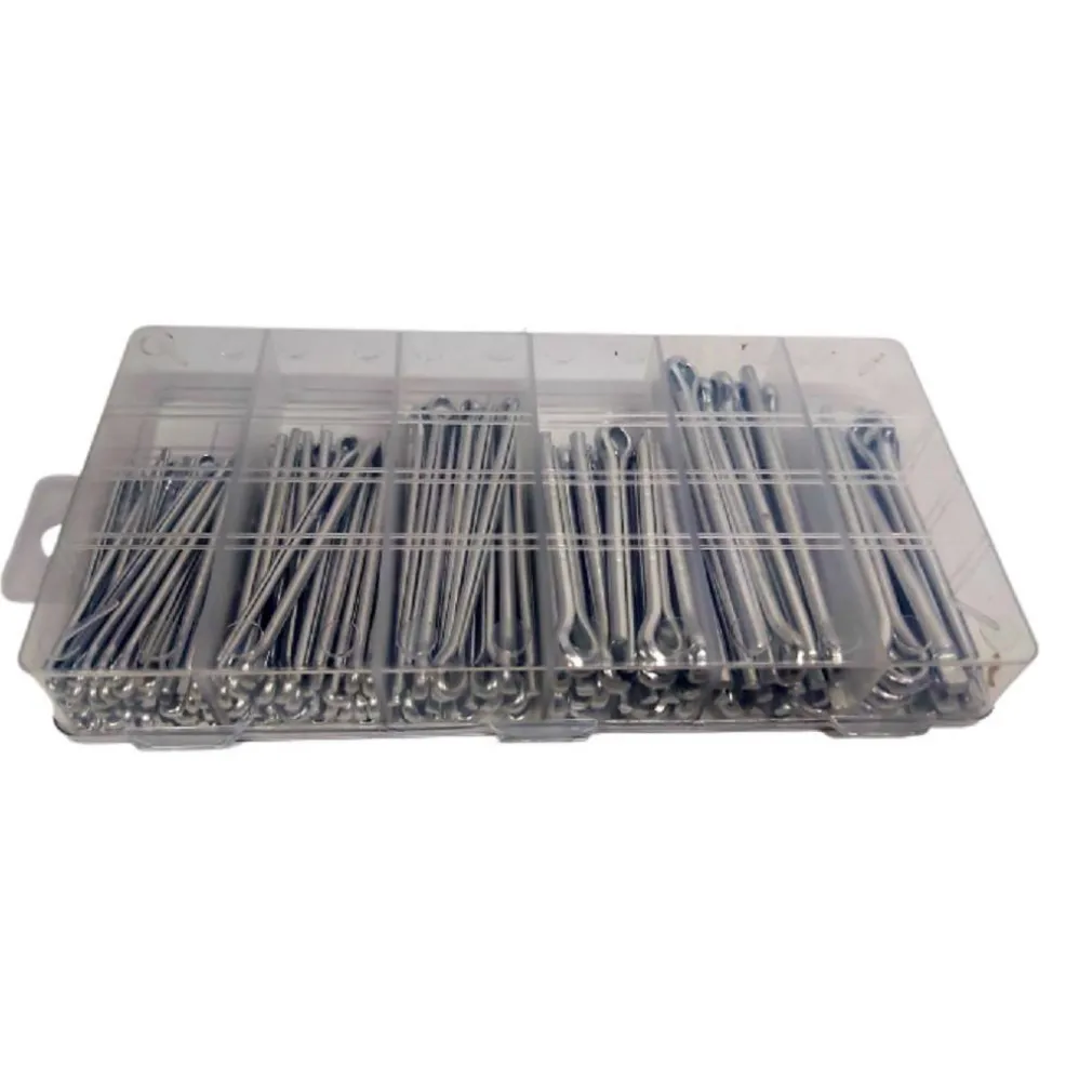 SET UNIVERSALE ASSORTIMENTO COPPIGLIE 144 PEZZI PERNI FERMI DI SICUREZZA