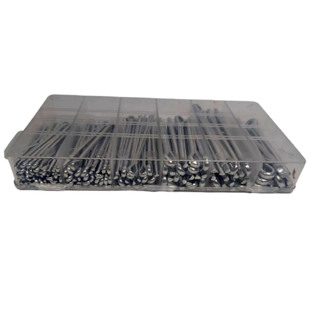 SET UNIVERSALE ASSORTIMENTO COPPIGLIE 144 PEZZI PERNI FERMI DI SICUREZZA