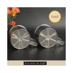 SETACCIO DA CUCINA PER FARINA E ZUCCHERO A VELO ACCIAIO INOX SPOLVERARE 250 GR