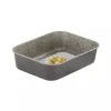 SFORNATUTTO PICCOLO TEGLIA 27X19XH6CM GRIGIO PIETRA IN ALLUMINIO ANTIADERENTE 036848M