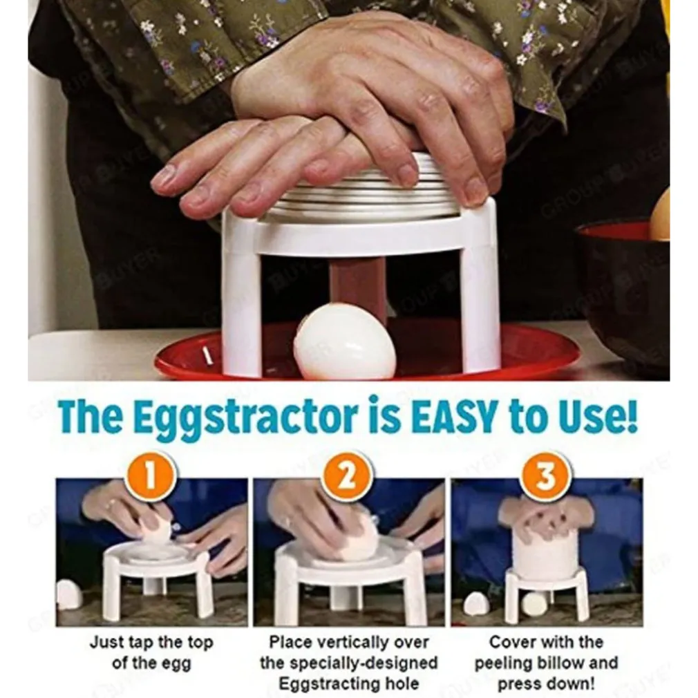 SGUSCIA UOVA UOVO SODO SBUCCIA PELA PULIRE ESTRATTORE ARIA SOTTOVUOTO PRESSIONE