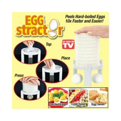 SGUSCIA UOVA UOVO SODO SBUCCIA PELA PULIRE ESTRATTORE ARIA SOTTOVUOTO PRESSIONE