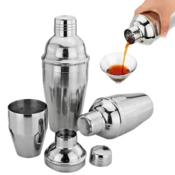 SHAKER DA 350 ML PER COCKTAIL BARMAN BARTENDER ACCIAIO INOX BAR MARTINI SALIERA
