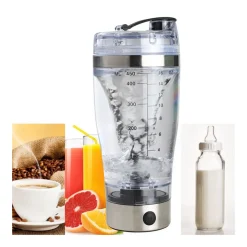 SHAKER FRULLATORE A BATTERIE MIXER PORTATILE PER PROTEINE INTEGRATORI PALESTRA