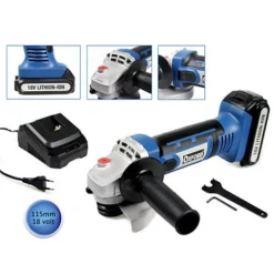 SMERIGLIATRICE ANGOLARE A BATTERIA 18V RICARICABILE A LITIO FLEX DISCO 115 MM