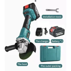 SMERIGLIATRICE ANGOLARE A BATTERIA FLEX 100/125MM 72V 5AH 8500RPM MLS0030BL