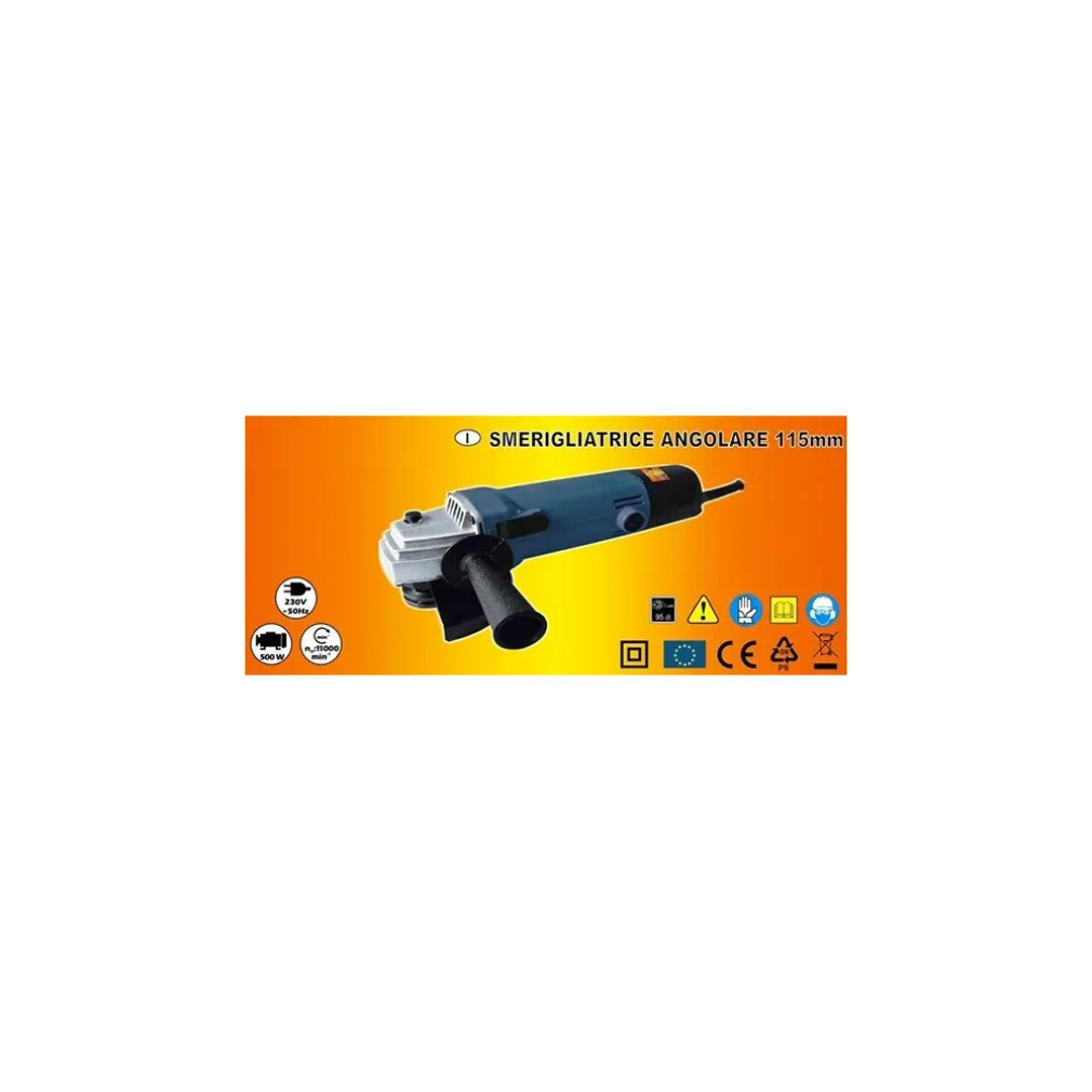 SMERIGLIATRICE ANGOLARE FLEX 115MM 500W TG115A-115 DISCO DIAMANTATO IN OMAGGIO