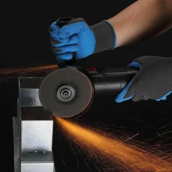 SMERIGLIATRICE ANGOLARE 900W FLEX FRULLINO 125MM 6 DISCHI E MANICO REGOLABILE