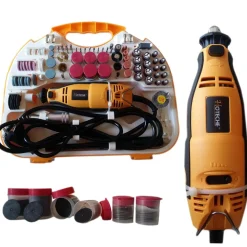 SMERIGLIATRICE MINI TRAPANO FRESA DRIMMEL DI PRECISIONE 160W CON 210 ACCESSORI