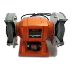 SMERIGLIATRICE MOLA DA BANCO 250W 2 DISCHI 2 PIETRE 125MM PROFESSIONALE HN-1206B