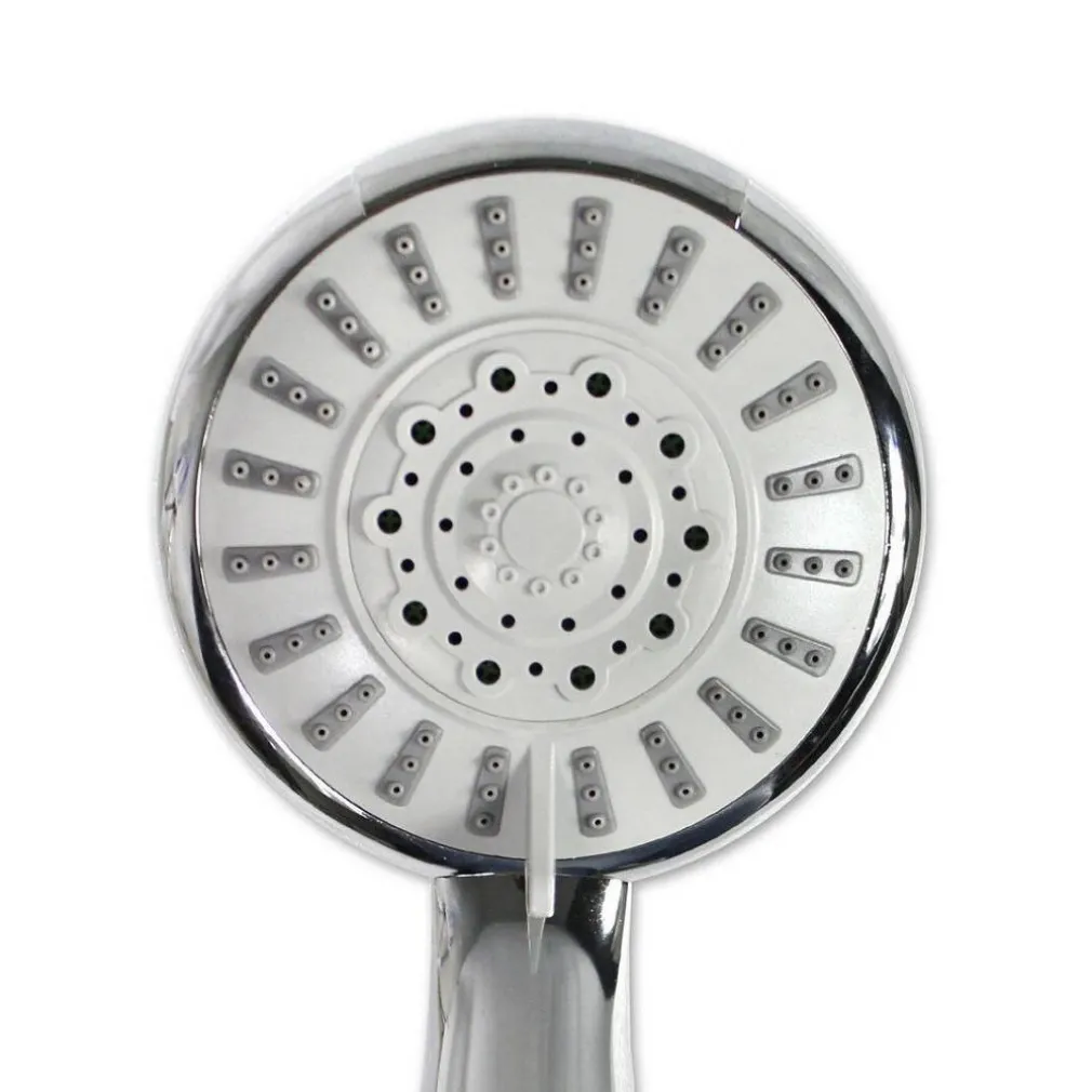 SOFFIONE CON TUBO FLESSIBILE 1,8MT DOCCETTA TELEFONO STAFFA MURO DA BAGNO 52056