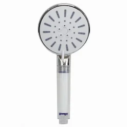 SOFFIONE DOCCETTA DOCCIA MULTIGETTO MASSAGGIO ANTICALCARE TONDO 10.5X24.5CM 79697