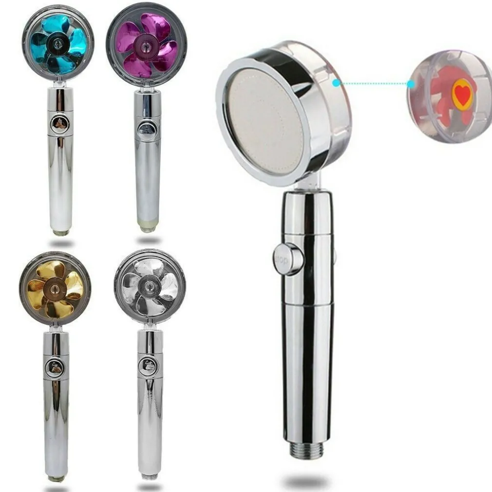 SOFFIONE DOCCETTA DOCCIA CON ELICA TURBO VORTICE VORTEX WATER SAVING EASY CLEAN