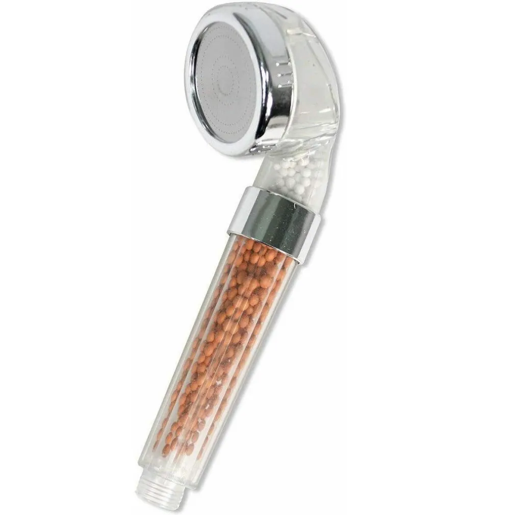 SOFFIONE DOCCIA 59174 SASSI PURIFICANTI ANTICALCARE FILTRO DEPURATORE GETTO FORTE