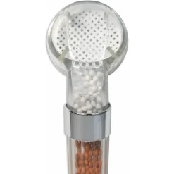 SOFFIONE DOCCIA 59174 SASSI PURIFICANTI ANTICALCARE FILTRO DEPURATORE GETTO FORTE