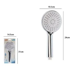 SOFFIONE DOCCIA 10.5 X 24 CM DOCCETTA MULTIGETTO DOCCINO CORNETTA MODERNO 79363