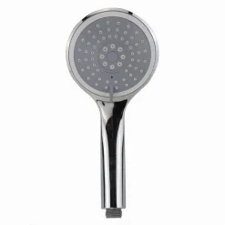 SOFFIONE DOCCIA 11 X 23 CM DOCCETTA TONDA MULTIGETTO DI 3 TIPI REGOLABILE 69093