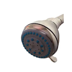 SOFFIONE DOCCIA A MURO DOCCETTA FISSA EFFETTO PIOGGIA 3 GETTI BRACCIO 15CM